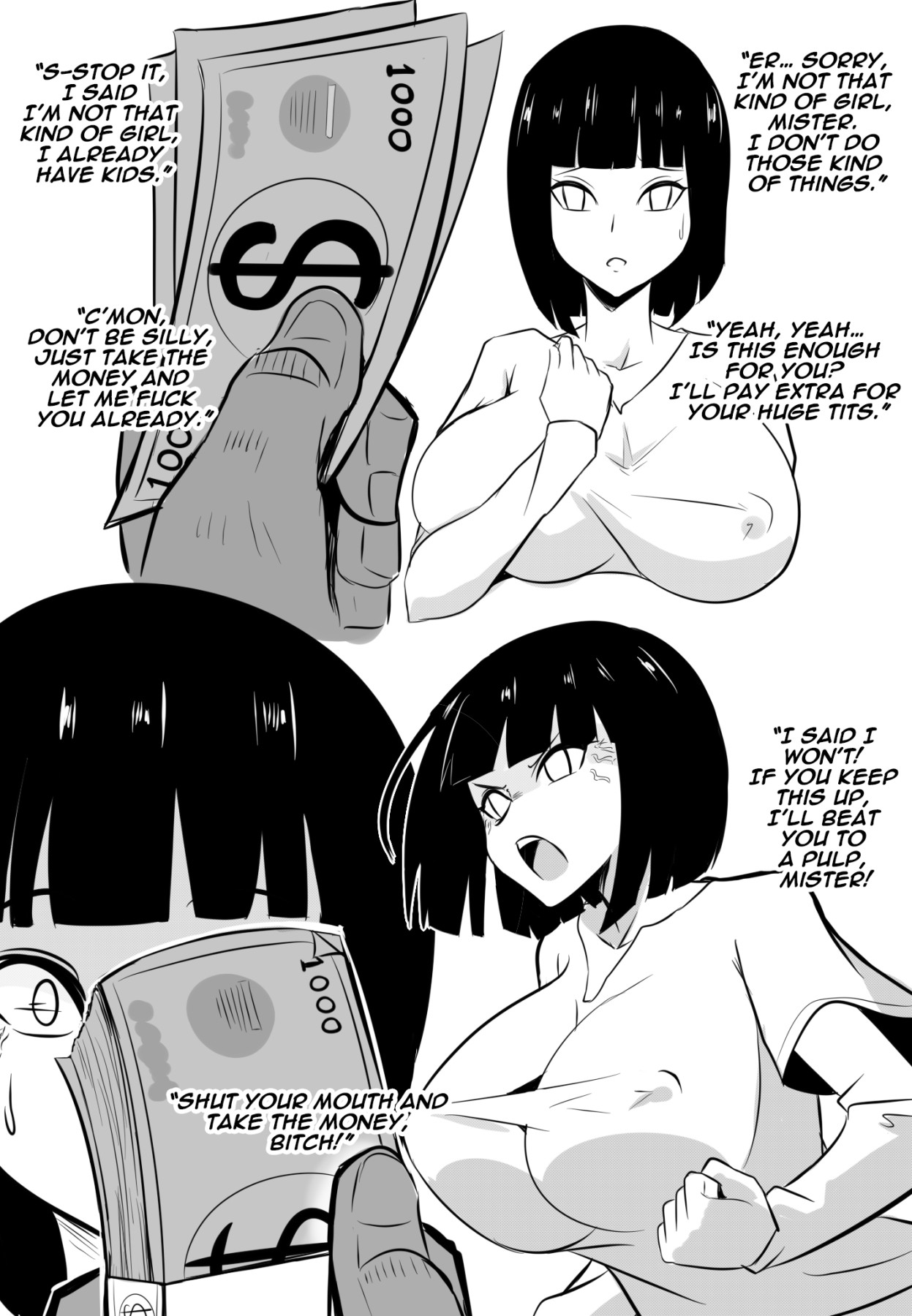 Hentai Manga Comic-Wenching 1 Hinata-Read-4